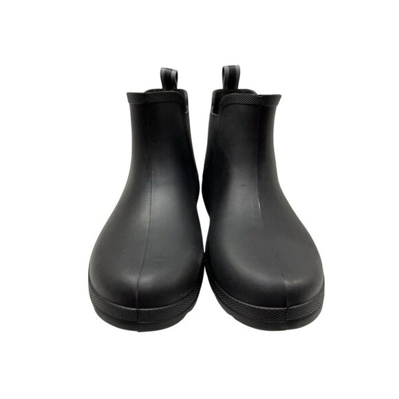 NEW Totes Men's 12 Black Chelsea Ankle Rain Boots with Everywear Technology - Picture 4 of 13